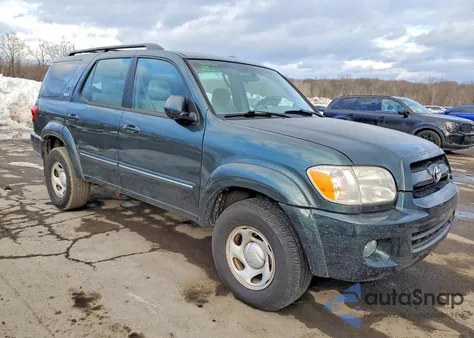 2007 Toyota Sequoia Sr5 from USA, damaged, VIN 5TDBT44A57S285828